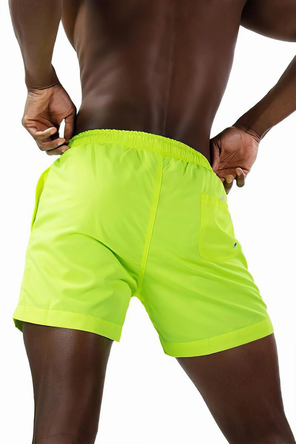 Mens Swim Trunks 5" with Mesh Lining Quick Dry Beach Shorts for Swimming Men Bathing Suit