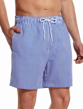 Mens Swim Trunks 6 Inch Inseam Mesh Lining Bathing Suits Quick Dry Beach Shorts Swimsuits Swimwear with Pockets
