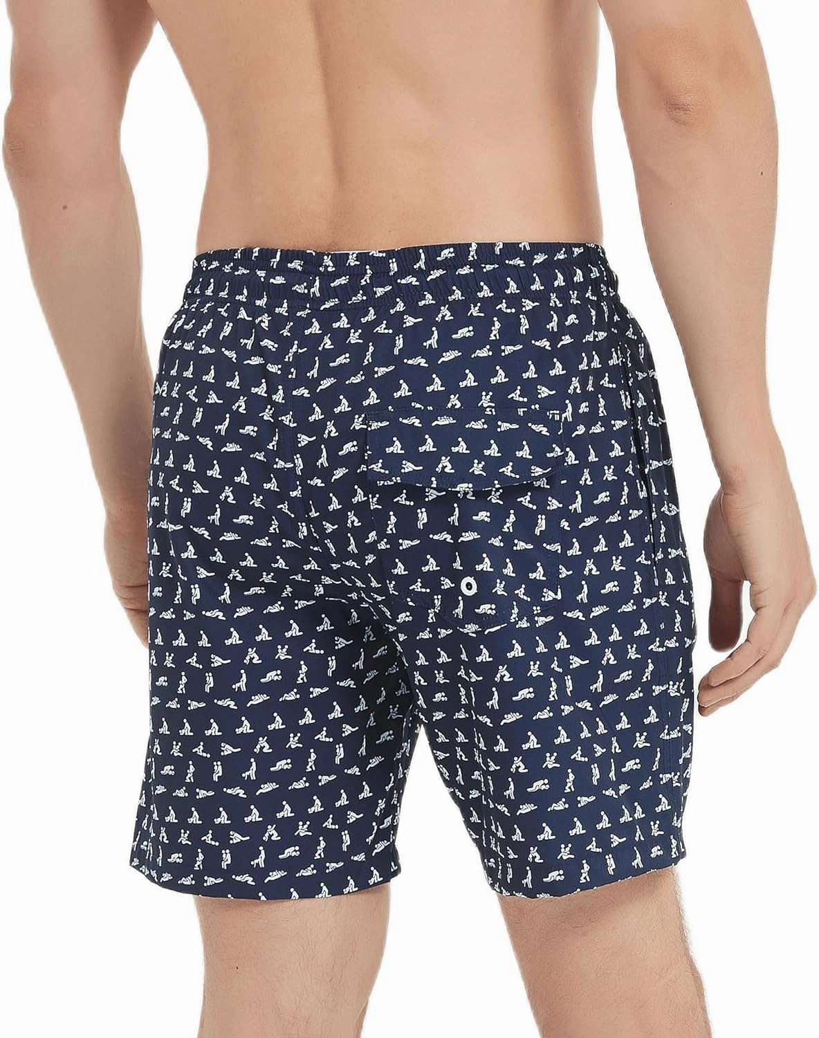 Mens Swim Trunks 7 Inch Inseam Board Shorts with Compression Liner Swimsuit Bathing Suit Quick Dry
