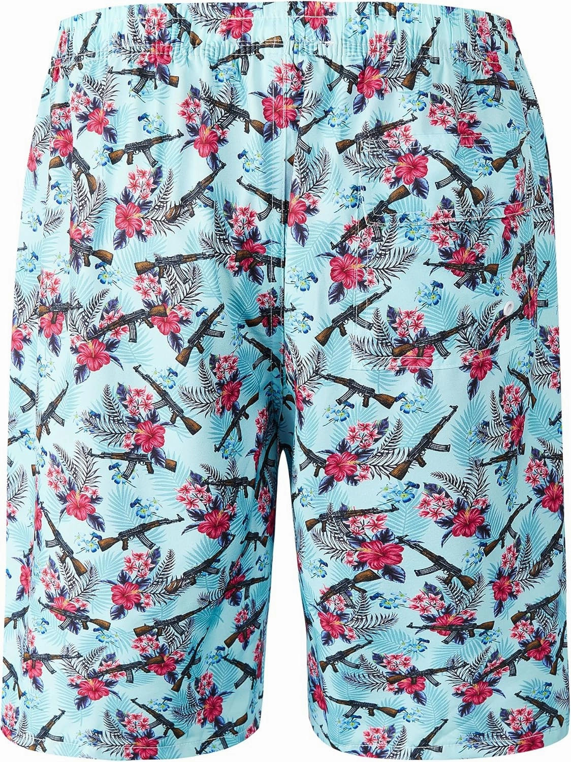 Mens Swim Trunks 9 Inch Inseam Stretch Board Shorts Built-in Quick Dry Swimwear Bathing Suits with Compression Liner