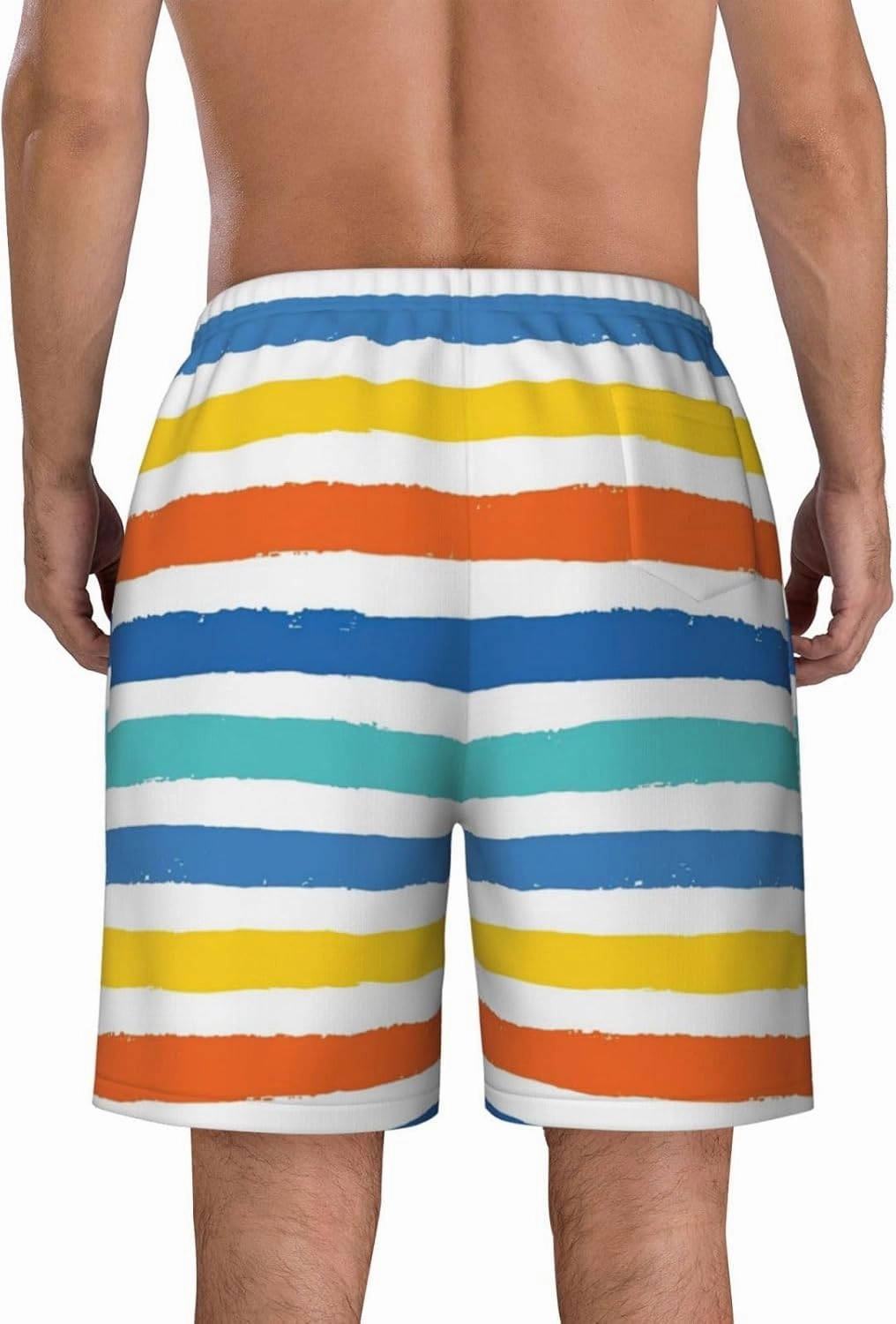 Mens Swim Trunks,Quick Dry Bathing Suits Summer Board Beach Shorts with Mesh Lining