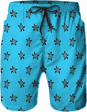 Mens Swim Trunks,Quick Dry Bathing Suits Summer Board Beach Shorts with Mesh Lining