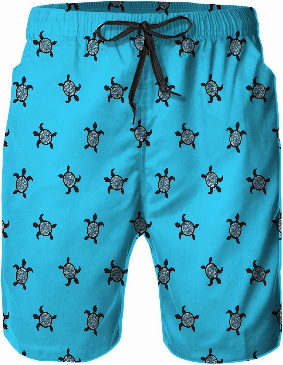 Mens Swim Trunks,Quick Dry Bathing Suits Summer Board Beach Shorts with Mesh Lining