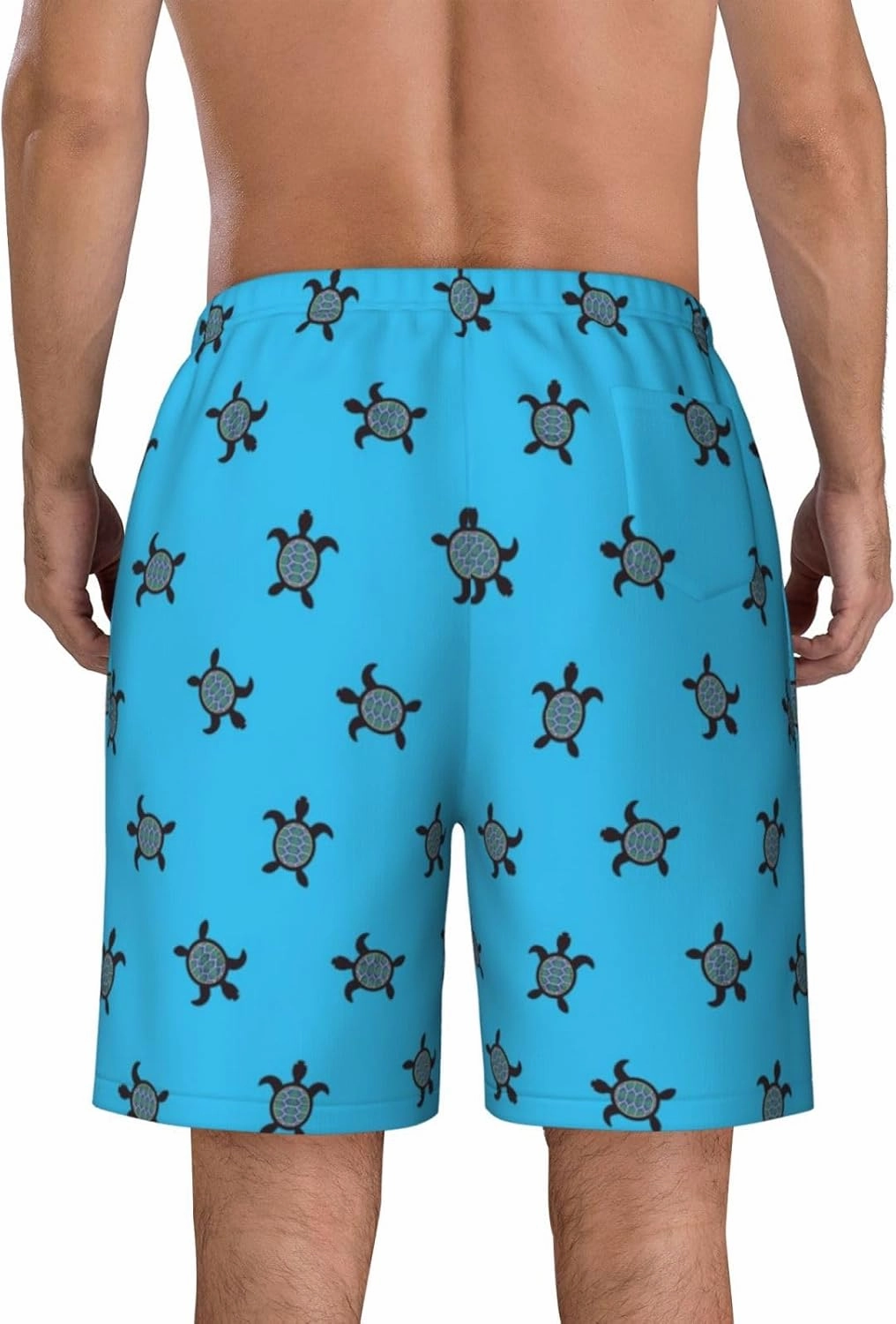 Mens Swim Trunks,Quick Dry Bathing Suits Summer Board Beach Shorts with Mesh Lining