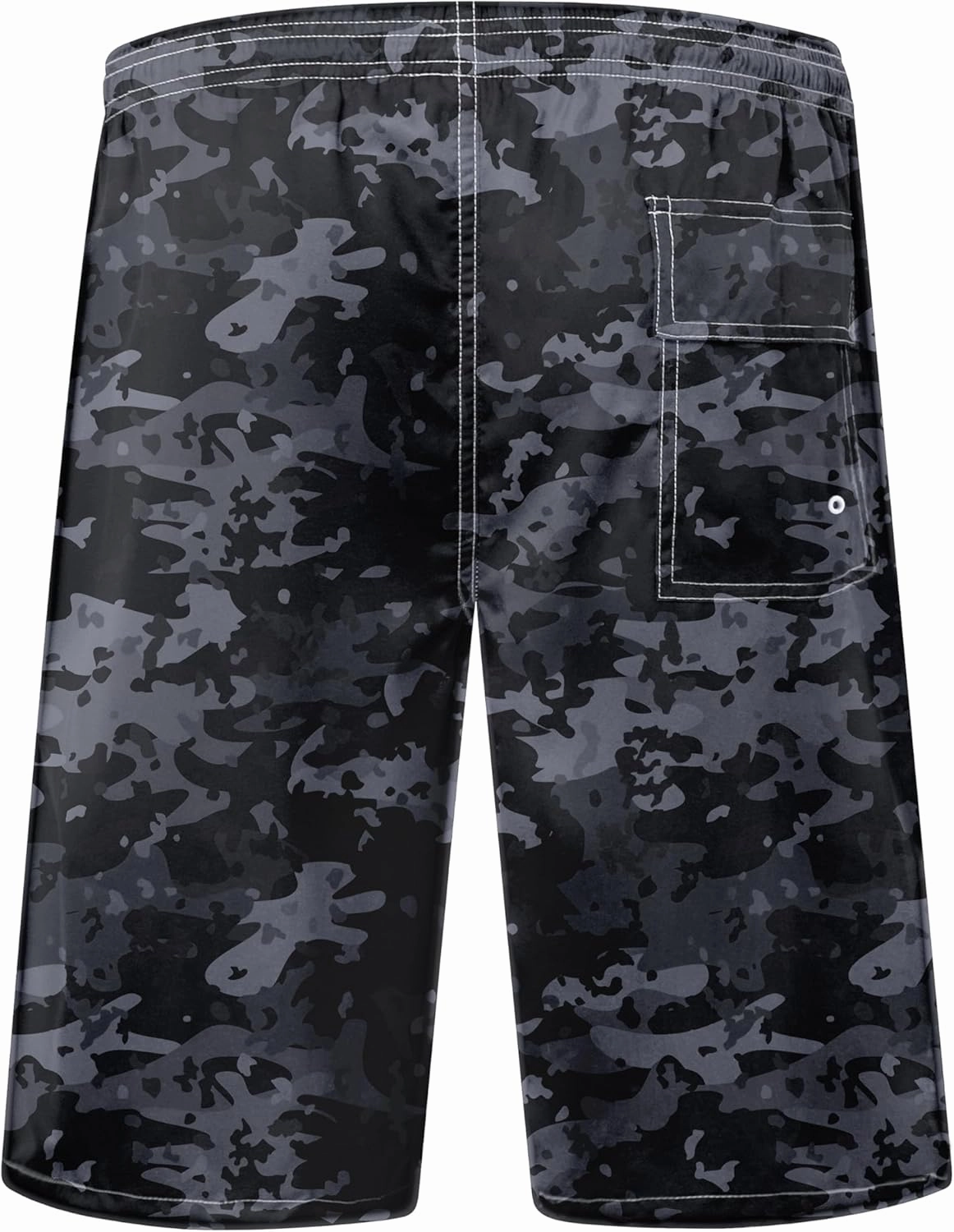 Mens Swim Trunks Quick Dry Board Shorts with Mesh Lining, Breathable Fit Print Beach Shorts Swimwear Bathing Suits