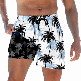 Mens Swim Trunks with Compression Liner 5.5" Inseam Quick Dry Swimsuit Shorts S-XXL