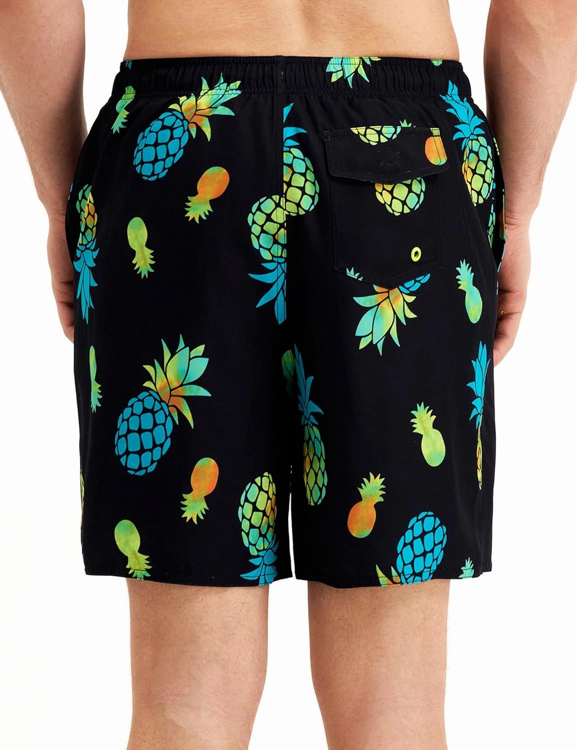Mens Swim Trunks with Compression Liner 8 inch Quick-Dry Lightweight 2 in 1 Board Shorts 4-Way Stretch UPF 50 