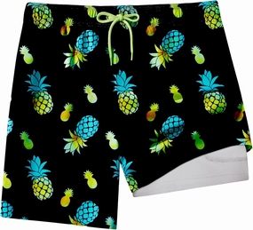 Mens Swim Trunks with Compression Liner 8 inch Quick-Dry Lightweight 2 in 1 Board Shorts 4-Way Stretch UPF 50 