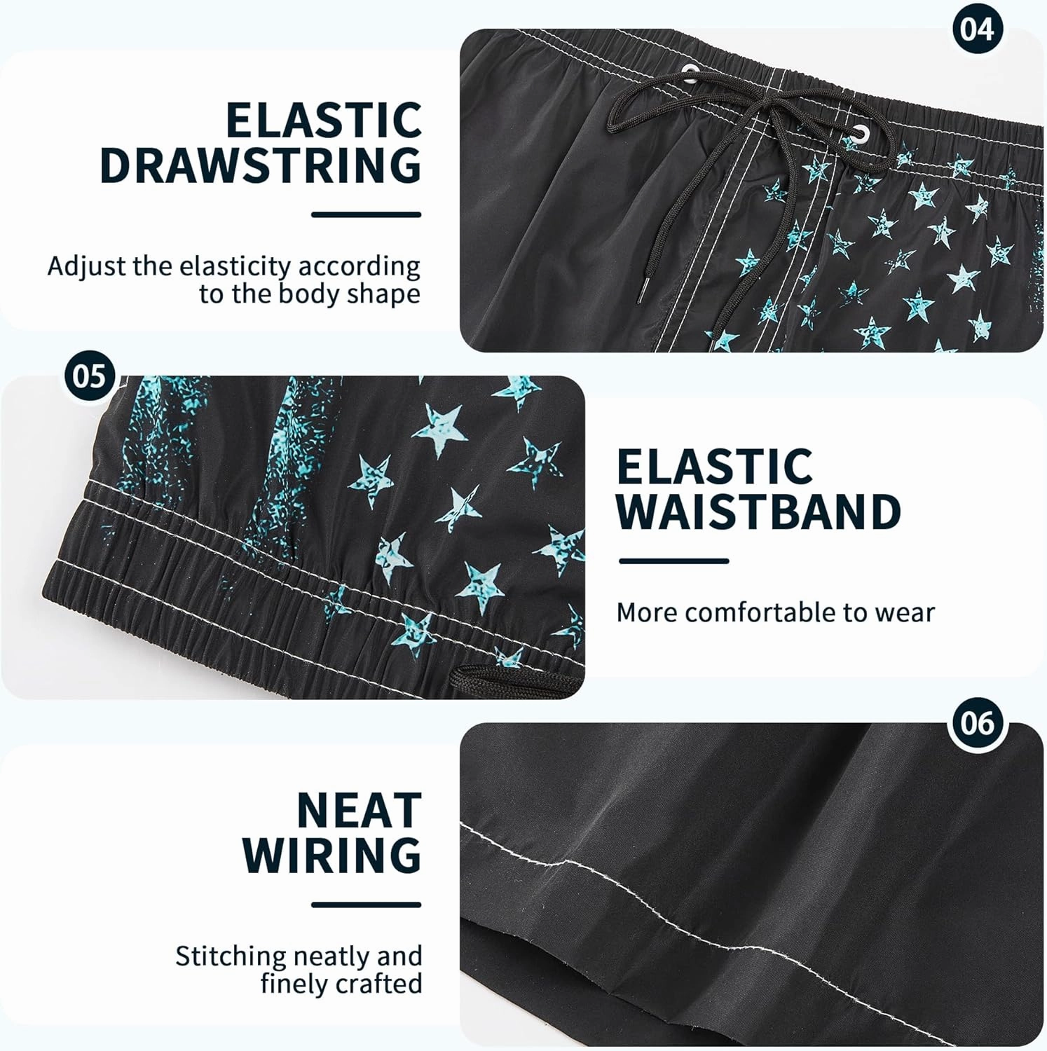 Mens Swim Trunks with Compression Liner 9" Built-in Board Shorts 2 in 1 Quick Dry Bathing Suits with Zipper Pockets