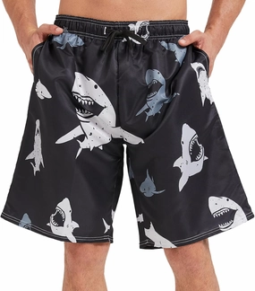 Mens Swim Trunks with Mesh Lining,Quick Dry Big Tall Board Shorts Swimsuit Beach Pants Swimwear Bathing Suits