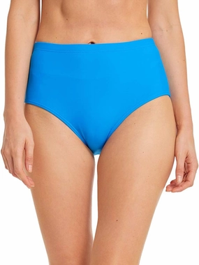 Micosuza Women's Swim Bottom High Waist Retro Basic Full Coverage Bikini Tankini Swimsuit Briefs