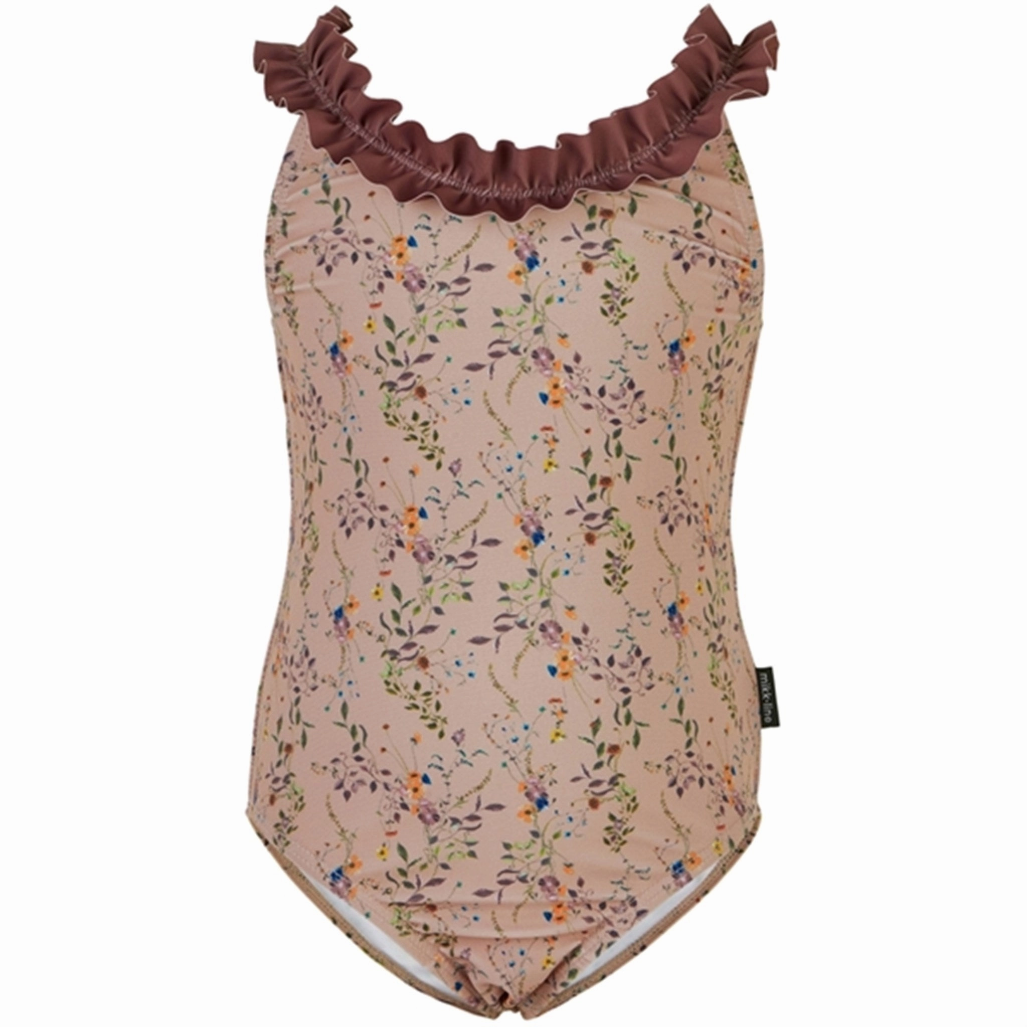 Mikk-Line Swimsuit AOP Nougat