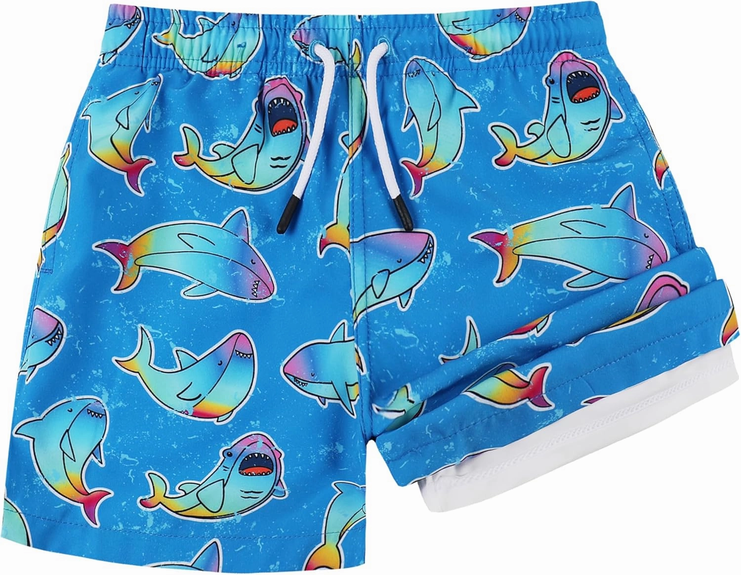 MILANKERR Toddler Boys Rash Guard Sets,Swim Trunks with Compression Liner,Swim Shirt Sets