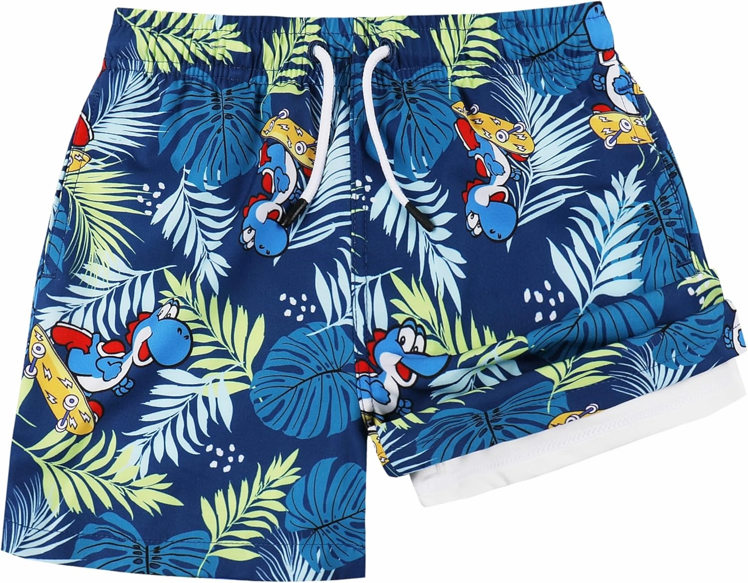 MILANKERR Toddler Boys Rash Guard Sets,Swim Trunks with Compression Liner,Swim Shirt Sets