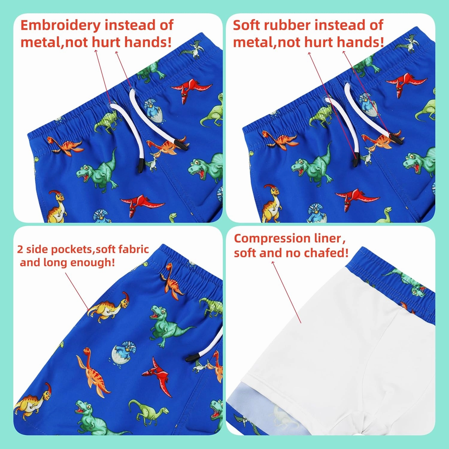 MILANKERR Toddler Boys Rash Guard Sets,Swim Trunks with Compression Liner,Swim Shirt Sets
