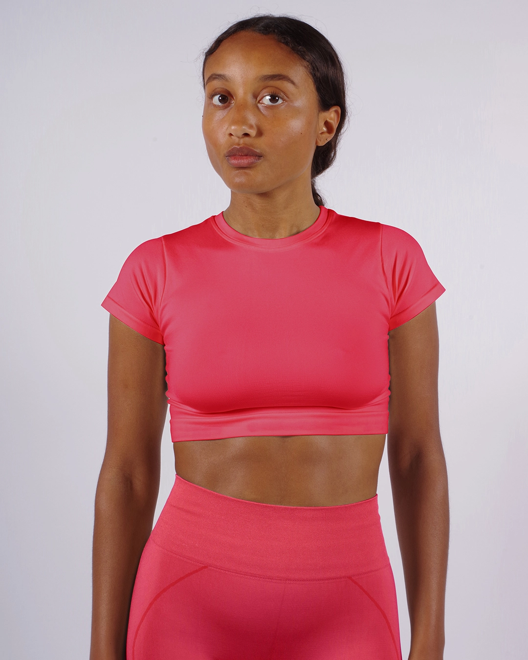 MINDFUL Crop Top | Cerise
