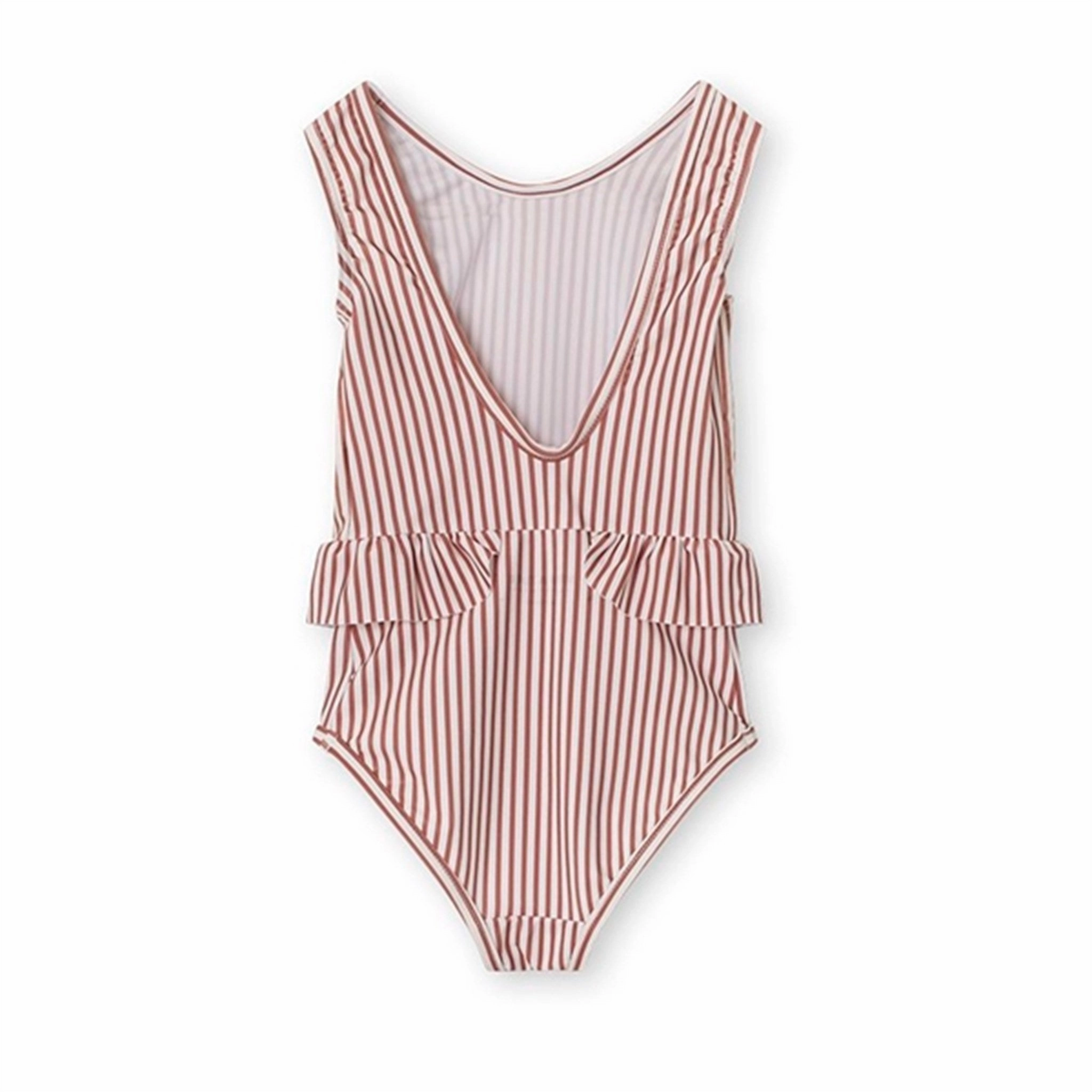 MINI A TURE Gelika Printed UV50 Swim Suit Acorn Brown Stripes