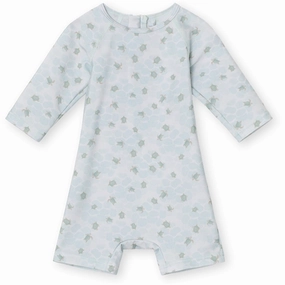 MINI A TURE Goldie Printed UV50 Swim Suit Green Sea Turtle