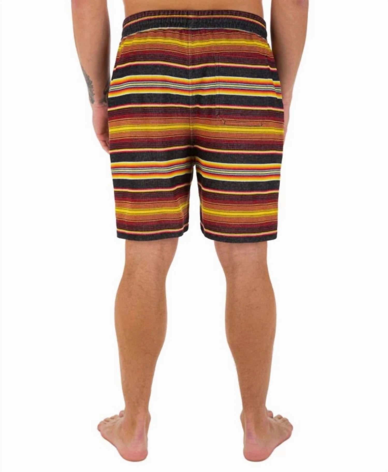 Modern Surf Poncho 19" Shorts In Black