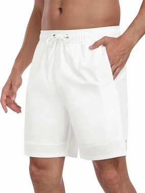 MoFiz Mens Swim Trunks 7inch Swim Shorts with Compression Liner Swimming Suits Board Shorts Surf Short Bathing Suit