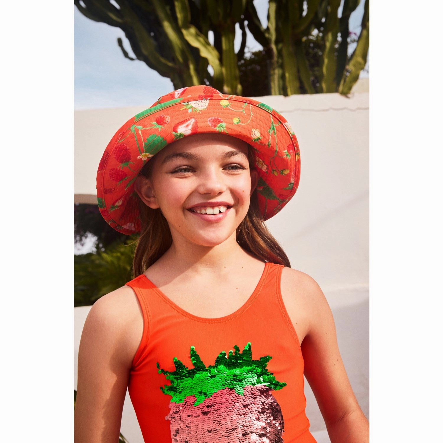 Molo Glitter Strawberry Nika Swimsuit