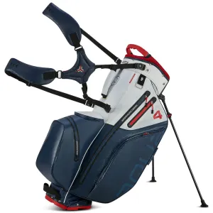 Most Wanted Big Max Aqua Hybrid 4 Waterproof Stand Bag - Navy/White/Red Loved by Thousands, Bluetooth golf speaker