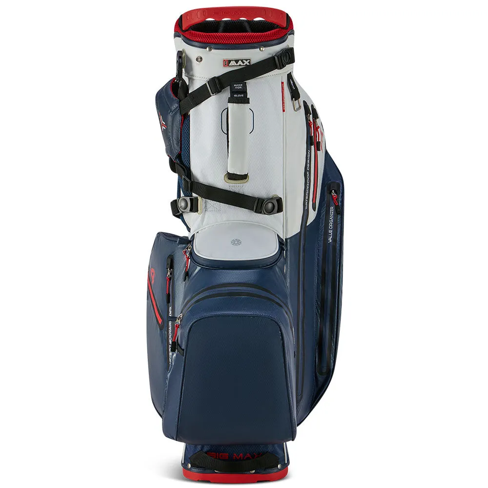 Big Max Aqua Hybrid 4 Waterproof Stand Bag - Navy/White/Red, Golf tournament gifts