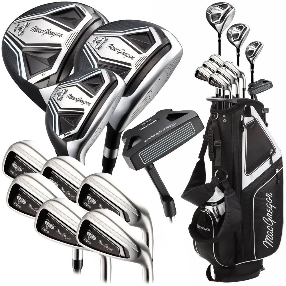Most Wanted MacGregor V-Foil Speed 11-Piece Stand Bag Package Set - Ladies/Youth New Favorites, Shot tracking golf sensor, Women's golf skirts, Low spin golf driver