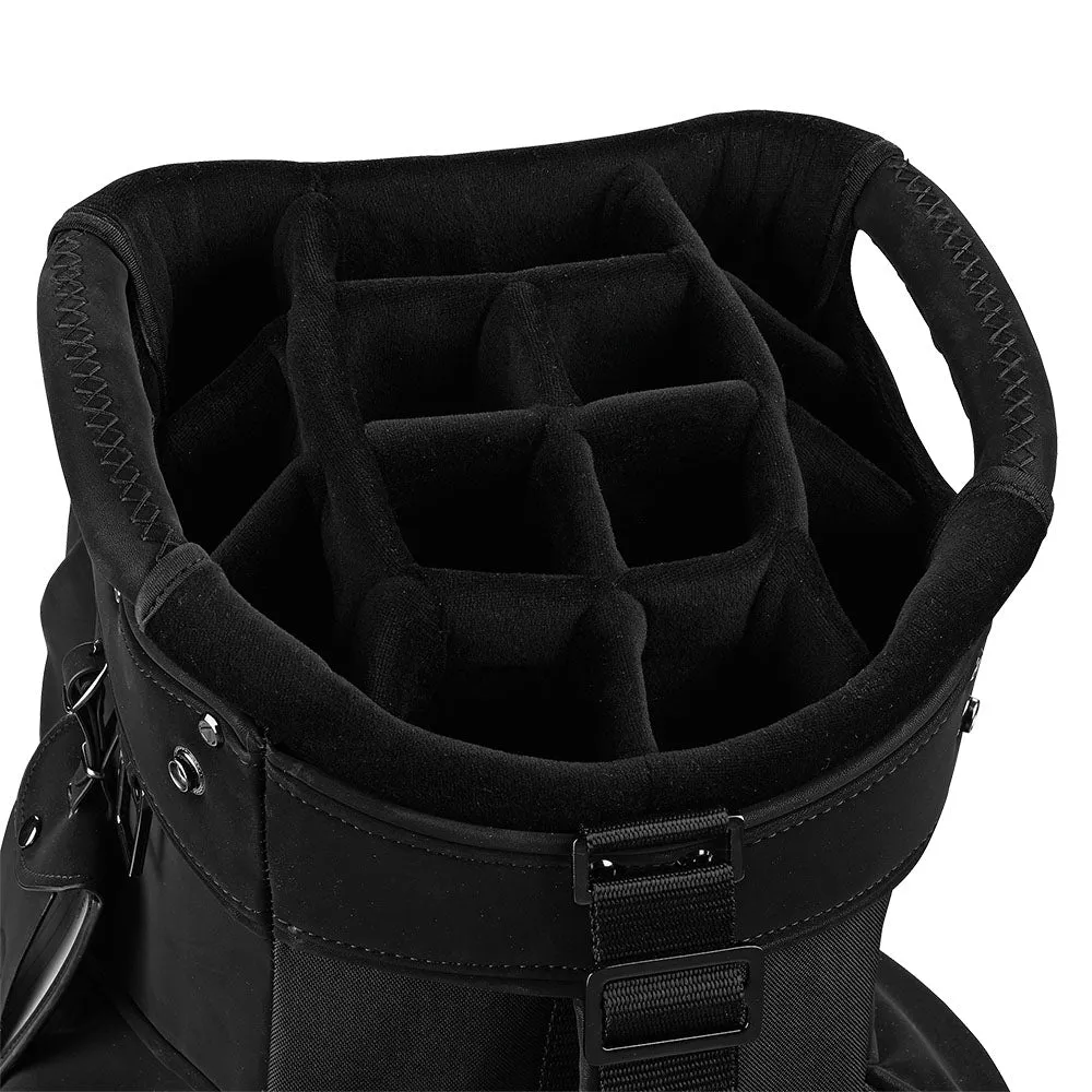 TaylorMade Signature Cart Bag - Black, Cobra AeroJet driver, Golf hitting mat