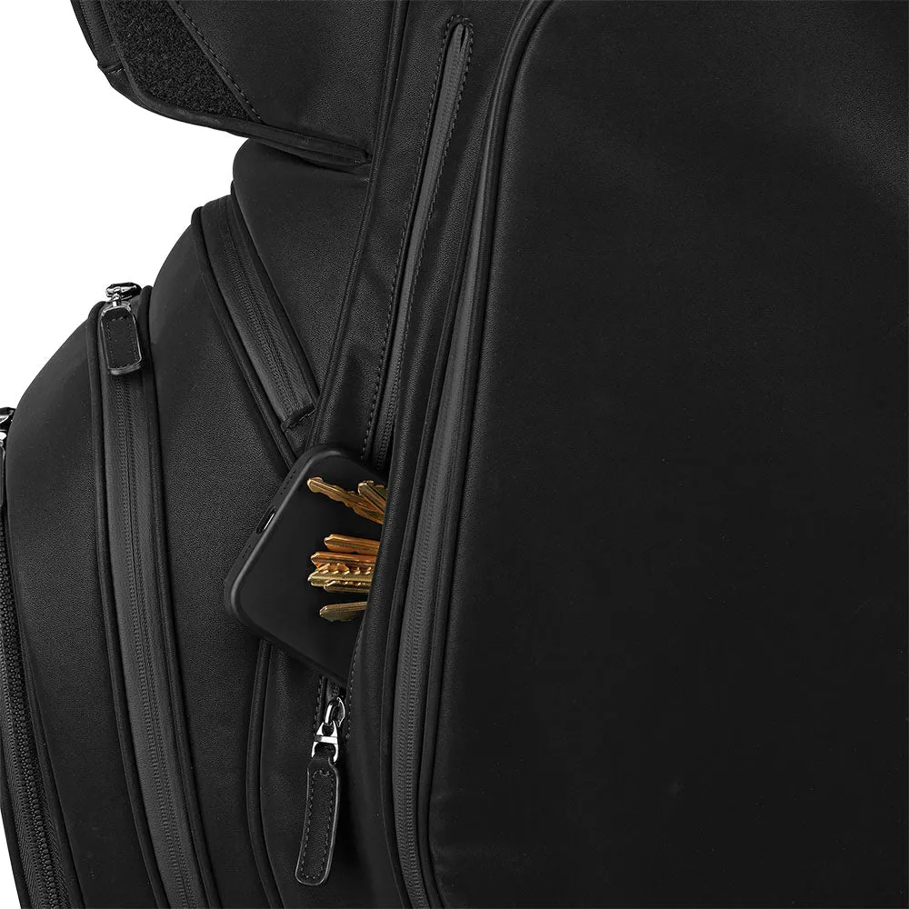 TaylorMade Signature Cart Bag - Black, Recycled golf balls, Golf vest for men