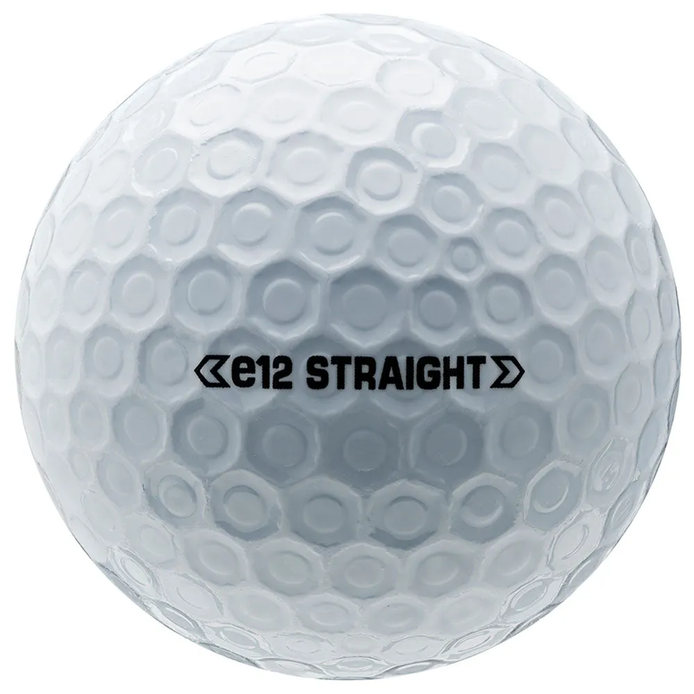 Bridgestone e12 Straight Golf Balls - White - 12 Pack, Golf divot tool
