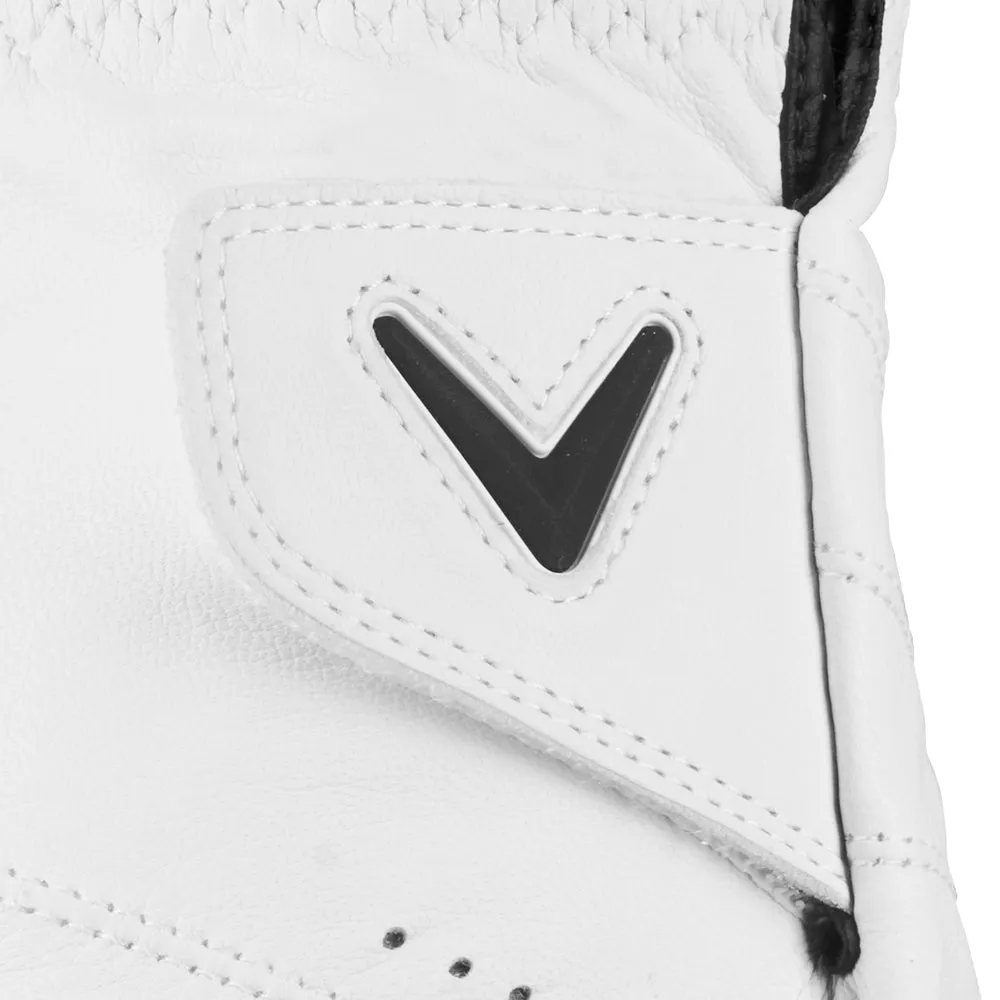 Callaway Ladies Dawn Patrol Leather Golf Glove - White, Wide width golf shoes, Golf travel essentials