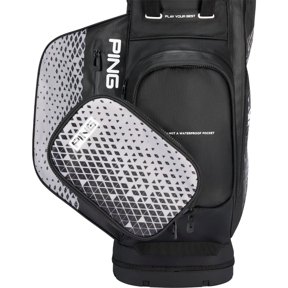 Ping Hoofer Monsoon 231 Stand Bag - Black/Grey, FootJoy golf shoes, Golf divot tool