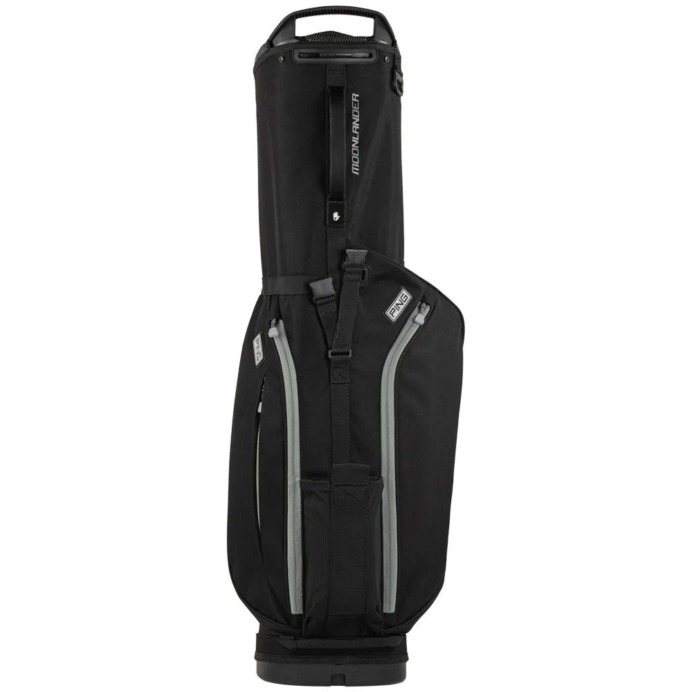 Ping Moonlander 244 Stand Bag - Black, Waterproof golf jacket
