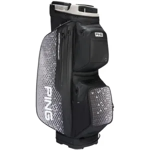 Moving Fast Ping Pioneer Monsoon 231 Waterproof Cart Bag - Black/Grey Just Arrived, Golf scorecard holder, Golf push cart