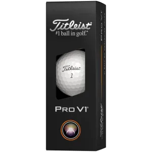 Moving Fast Titleist Pro V1 Golf Balls - White - 3-Ball Sleeve New Arrival, Custom golf head covers