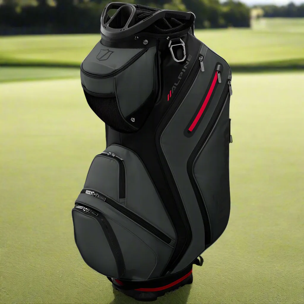 Wilson Alpine Cart 14 Bag - Black/Grey, Golf gear for tall men