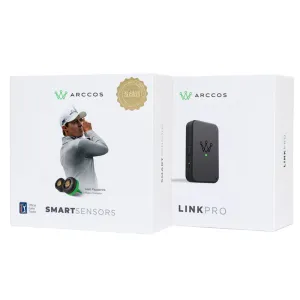 Must-Have Arccos Starter Bundle 4th Generation Sensors & Link Pro - Green Weekly Favorite, Golf scorecard holder, Cyber Monday golf discounts