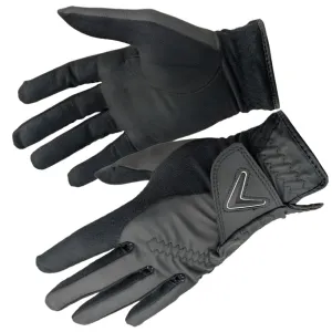 Must-Have Callaway Opti Grip Rain Golf Gloves (Pair) - Black Must-Have, Fingerless golf gloves