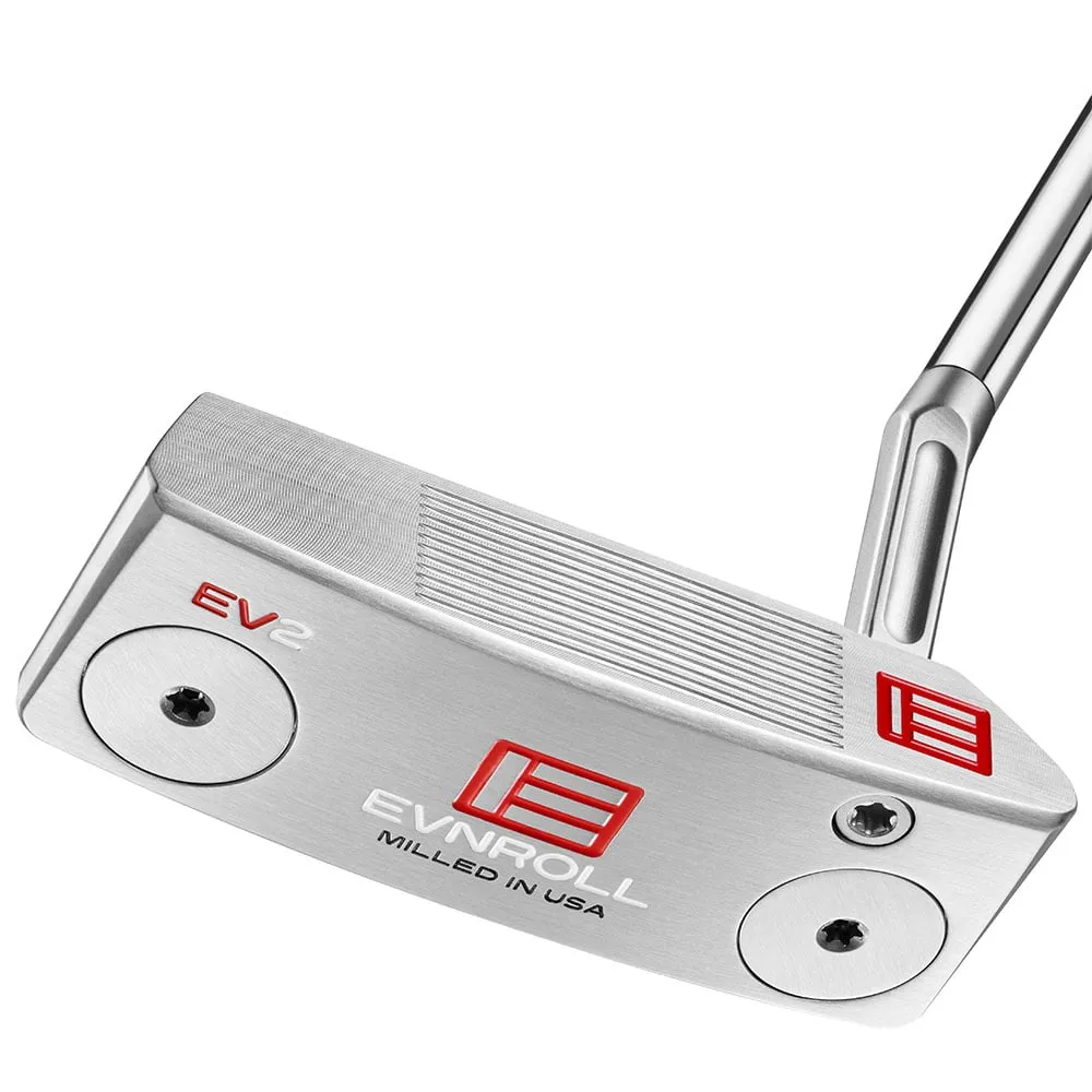 Evnroll EV2 Satin Short Slant MidBlade Putter - 355g, Ladies golf clubs, Summer golf shoes, Callaway Paradym irons
