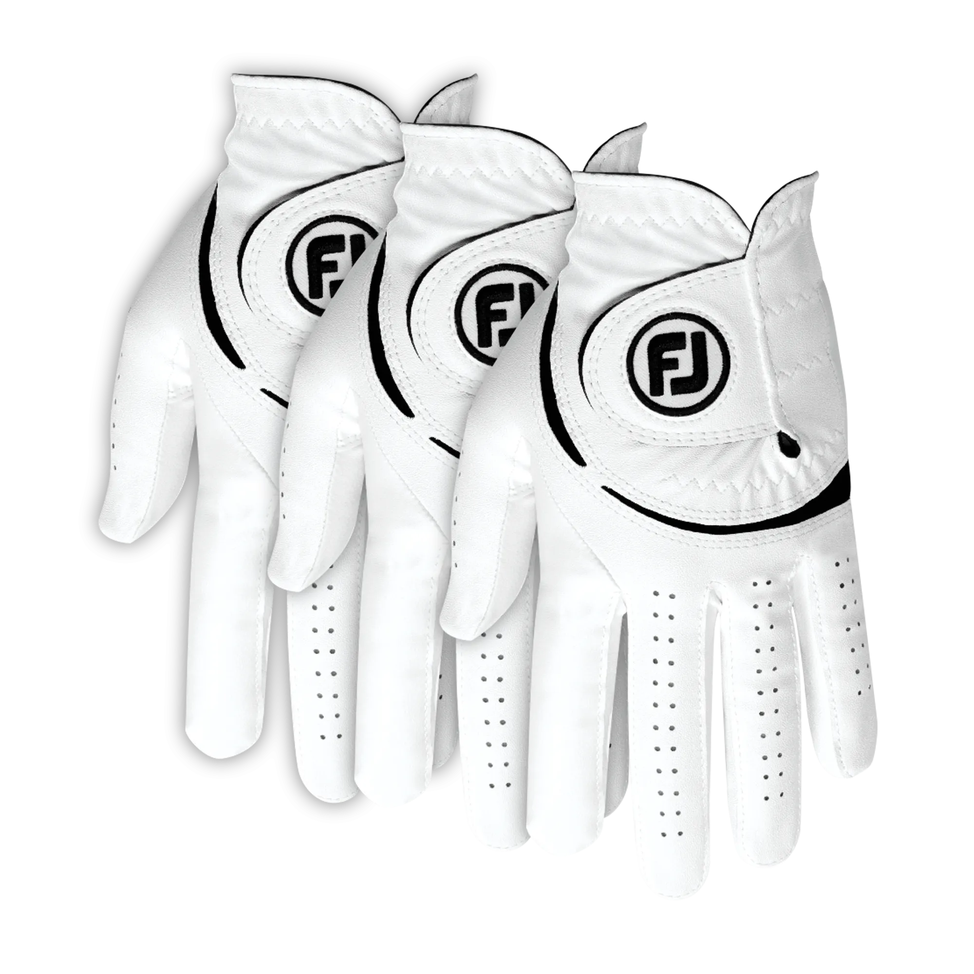 FootJoy WeatherSof Golf Glove (3 Pack) - White/Black, Golf hybrid club, Graphite golf shafts, Personalized golf balls