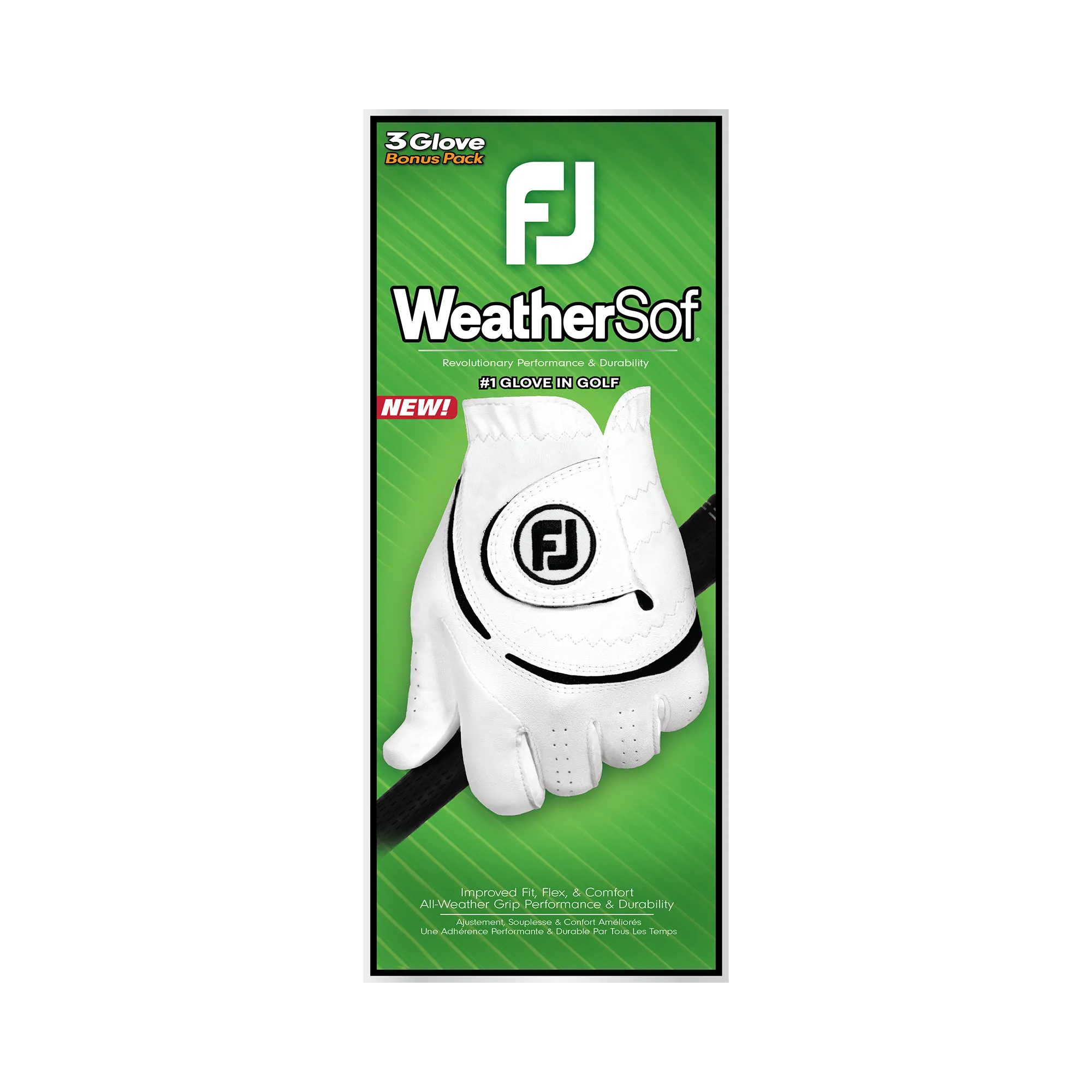 FootJoy WeatherSof Golf Glove (3 Pack) - White/Black, Vegan golf shoes, Airline approved golf bag, Golf elbow brace