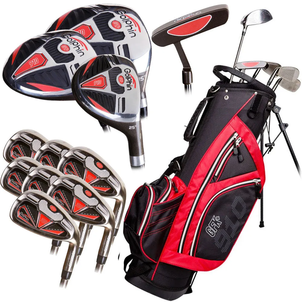Must-Have GolPhin GFK  910 Junior 12-Piece Package Set (Ages 9-10) - Red Best-Selling, Golf practice net