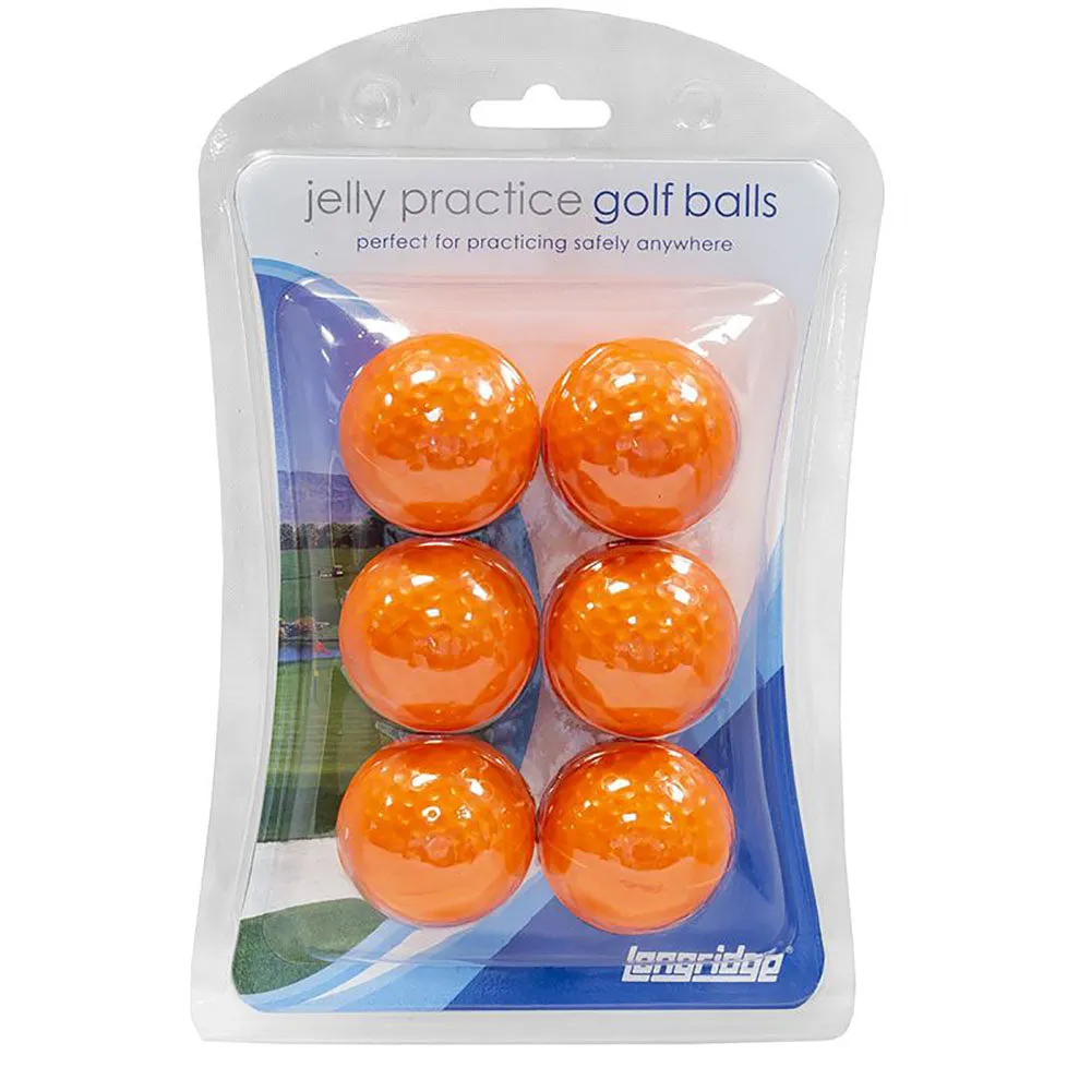 Longridge Jelly Practice Balls - 6 Pack, Yellow golf balls, Golf wedges 52 degree, Cheap golf equipment