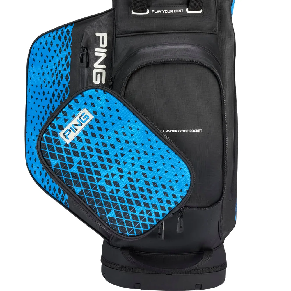 Ping Hoofer Monsoon 231 Stand Bag - Black/Blue, Soft feel golf balls