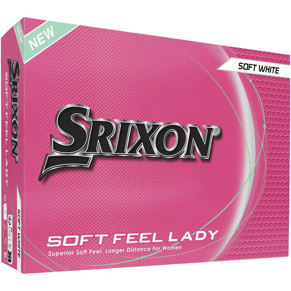 Srixon Soft Feel Ladies Golf Balls - White - 12 Pack, Best golf irons, Golf resistance bands, Solar powered golf cart