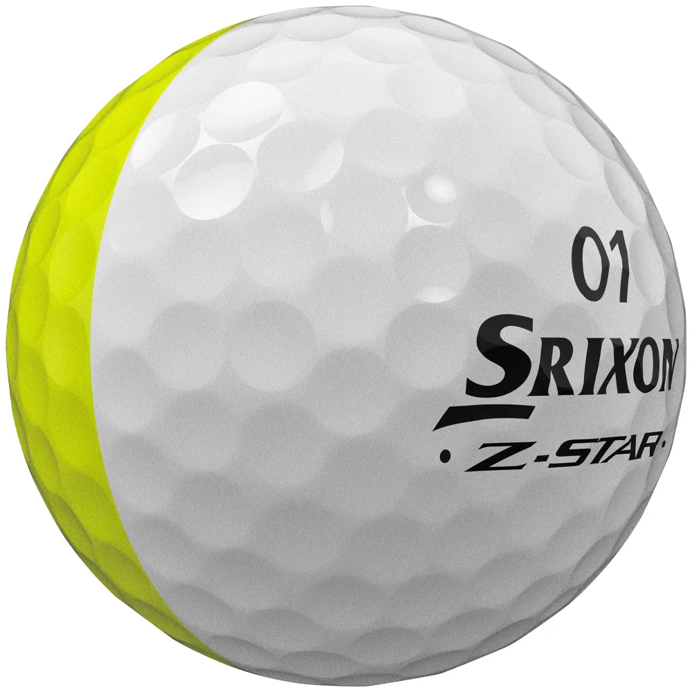Srixon Z-Star Divide Golf Balls - White/Yellow - 12 Pack, Titleist Pro V1 golf balls