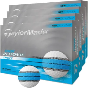 Must-Have TaylorMade Tour Response Stripe Balls - 4 for 3 - Neon Blue Instant Favorite, Ping G430 hybrid, MOI golf club technology, Solar powered golf cart
