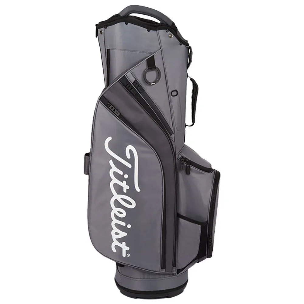 Titleist Cart 14 Lightweight Cart Bag - Charcoal/Graphite/Black, Golf club cleaner