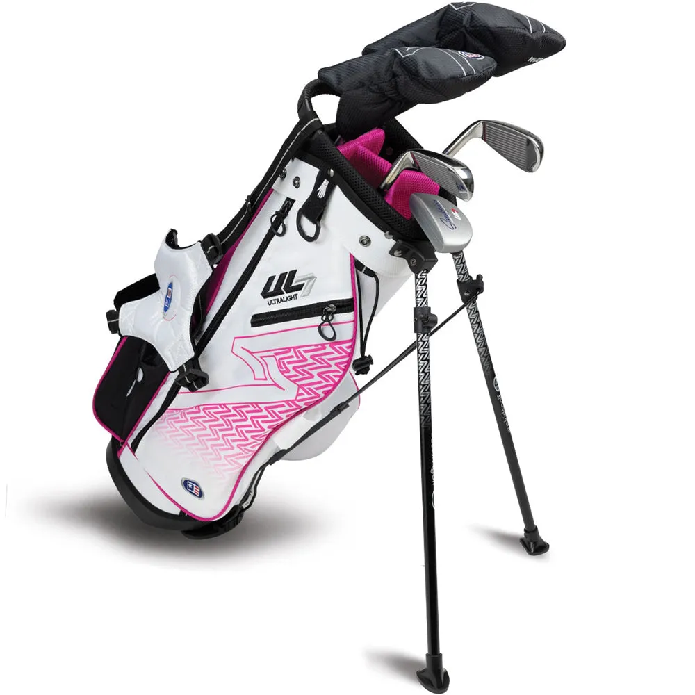 U.S Kids Golf Junior Ultralight 7 48 5 Club Stand Set Pink - (48-51" Golfer Height), Women's golf skirts, Best waterproof golf shoes for walking